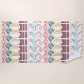 Serviette De Plage Motif Boho (Devant)