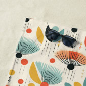 Serviette De Plage Motif botanique rétro MCM (En situation)