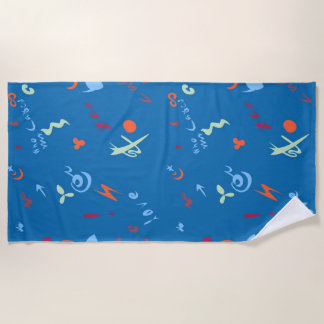 Serviette De Plage motif "Call Me Love"