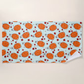 Serviette De Plage Motif canadien de sirop d'érable (Devant)