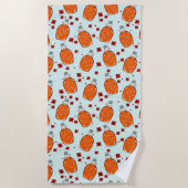 Serviette De Plage Motif canadien de sirop d'érable (Devant)