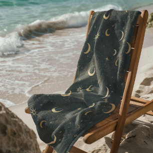Serviette De Plage Motif Céleste Mystique sans couture