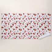 Serviette De Plage Motif cerise 1 (Devant)