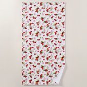 Serviette De Plage Motif cerise 1 (Devant)