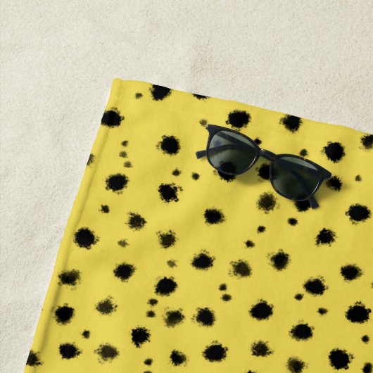Serviette De Plage Motif Cheetah (En situation)