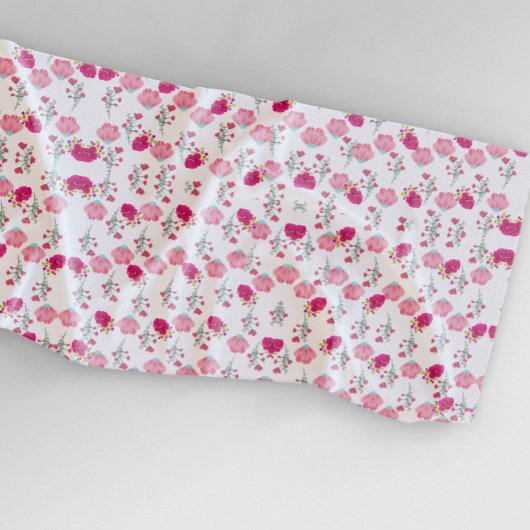 Serviette De Plage Motif Chic Fleurs Roses