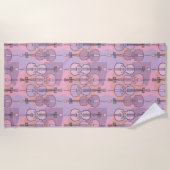 Serviette De Plage Motif Coloré (Devant)