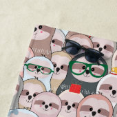 Serviette De Plage Motif comique de paresse (En situation)