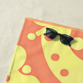 Serviette De Plage Motif d'abstraction coloré éblouissant (En situation)