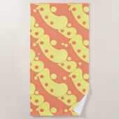 Serviette De Plage Motif d'abstraction coloré éblouissant (Devant)