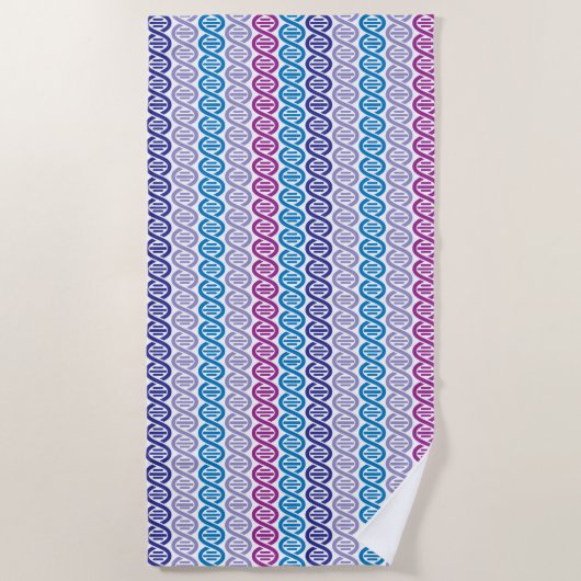 Serviette De Plage Motif d'ADN (Devant)