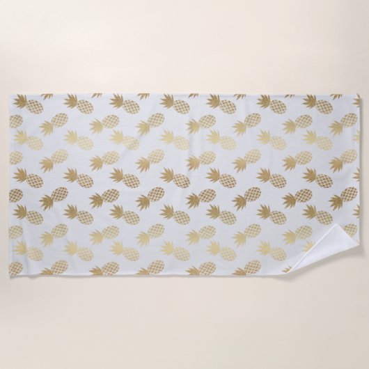 Serviette De Plage Motif d'ananas (Devant)
