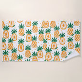 Serviette De Plage Motif d'ananas d'été (Devant)