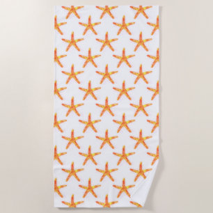 Serviette De Plage Motif d'aquarelle Starfish
