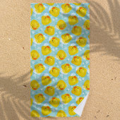 Serviette De Plage Motif de bain canards en caoutchouc