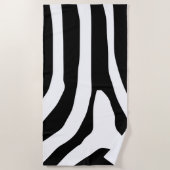 Serviette De Plage Motif de bandes d'impression Zebra (Devant)