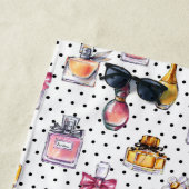 Serviette De Plage Motif de bouteille de Parfum (En situation)