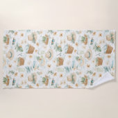 Serviette De Plage Motif de brise marine (Devant)