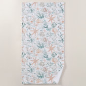 Serviette De Plage Motif de brise marine (Devant)