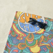 Serviette De Plage Motif de cavalier de surf (En situation)