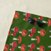 Serviette De Plage Motif de champignons (En situation)