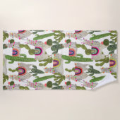 Serviette De Plage Motif de collection Llamarama (Devant)