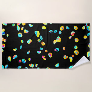 Serviette De Plage Motif de couleur vivant