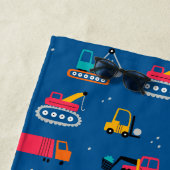 Serviette De Plage Motif de déplacement de construction mûre (En situation)