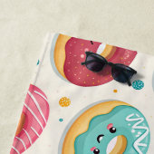 Serviette De Plage Motif de Donuts (En situation)