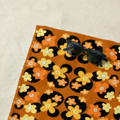 Serviette De Plage Motif de fleurs (En situation)