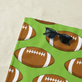 Serviette De Plage Motif de football américain (En situation)