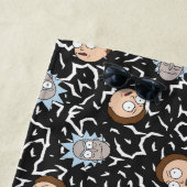 Serviette De Plage Motif de foudre Rick et Morty (En situation)