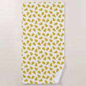 Serviette De Plage Motif de fromage mou (Devant)