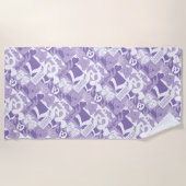 Serviette De Plage Motif de grille Lola '96 (Devant)