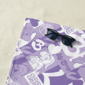 Serviette De Plage Motif de grille Lola '96 (En situation)