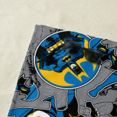 Serviette De Plage Motif de lancer à fond Batman (En situation)