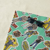 Serviette De Plage Motif de l'autocollant rétro Goonies (En situation)