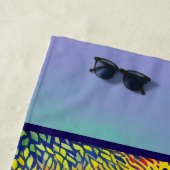 Serviette De Plage Motif de Mandela (En situation)