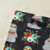 Serviette De Plage Motif de paresse de pastèque (En situation)