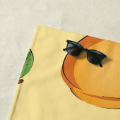 Serviette De Plage Motif de pêche 7 (En situation)