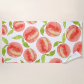 Serviette De Plage Motif de pêche aquarelle   (Devant)