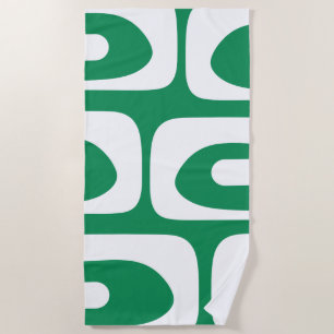 Serviette De Plage Motif de Piquet moderne du milieu du siècle en Kel