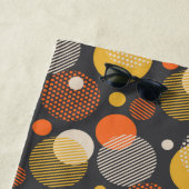 Serviette De Plage Motif de rayure de point de polka (En situation)