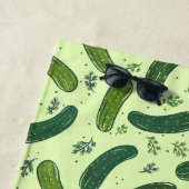 Serviette De Plage Motif de sélecteur de broche à main (En situation)