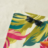 Serviette De Plage Motif de singe Rococo (En situation)