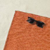 Serviette De Plage motif de texture cuir (En situation)