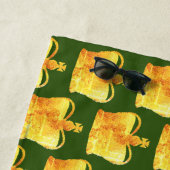 Serviette De Plage Motif des couronnes (En situation)