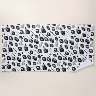 Serviette De Plage Motif des icônes et des portraits Stark House