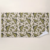 Serviette De Plage Motif des papillons Southwest Yellow Swallowtail (Devant)