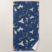 Serviette De Plage Motif d'icônes de la fête d'été de HARRY POTTER™ (Devant)